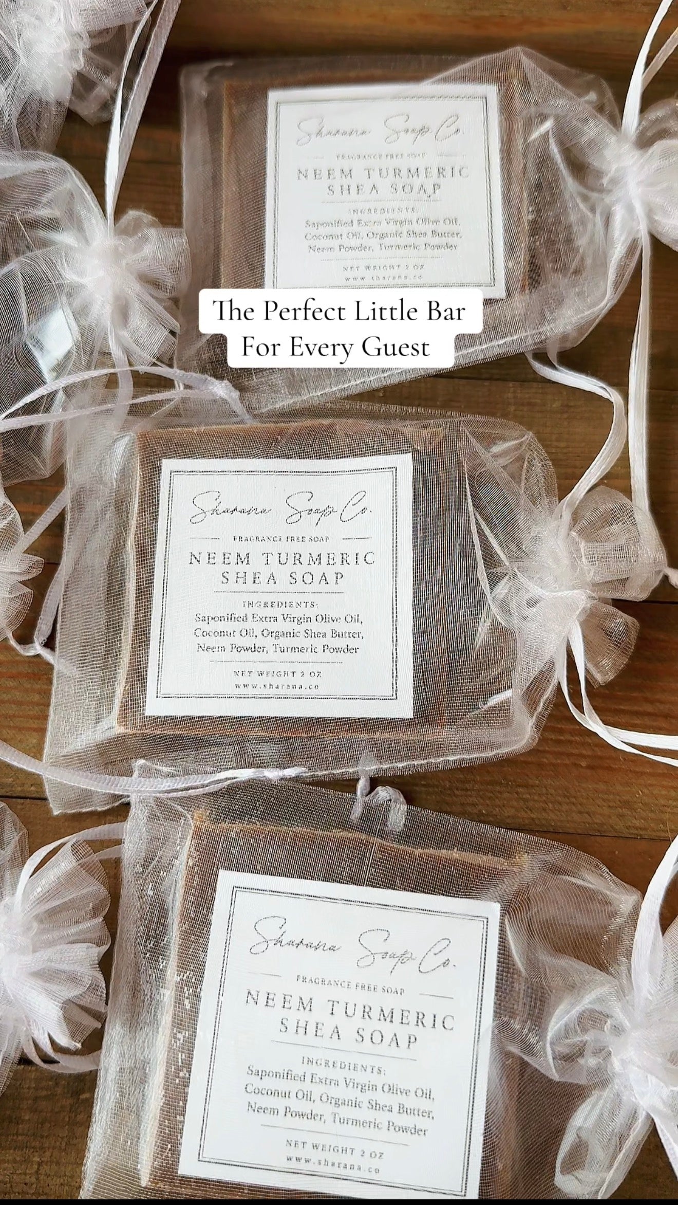 SOAP FAVORS ($1.75 each - Pack of 40pcs)